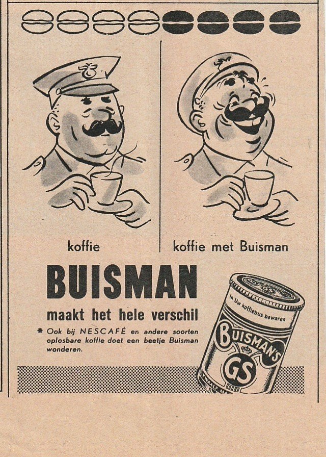 Retro reclame 1958 Buisman maakt een groot verschil, Verzenden, Overige typen