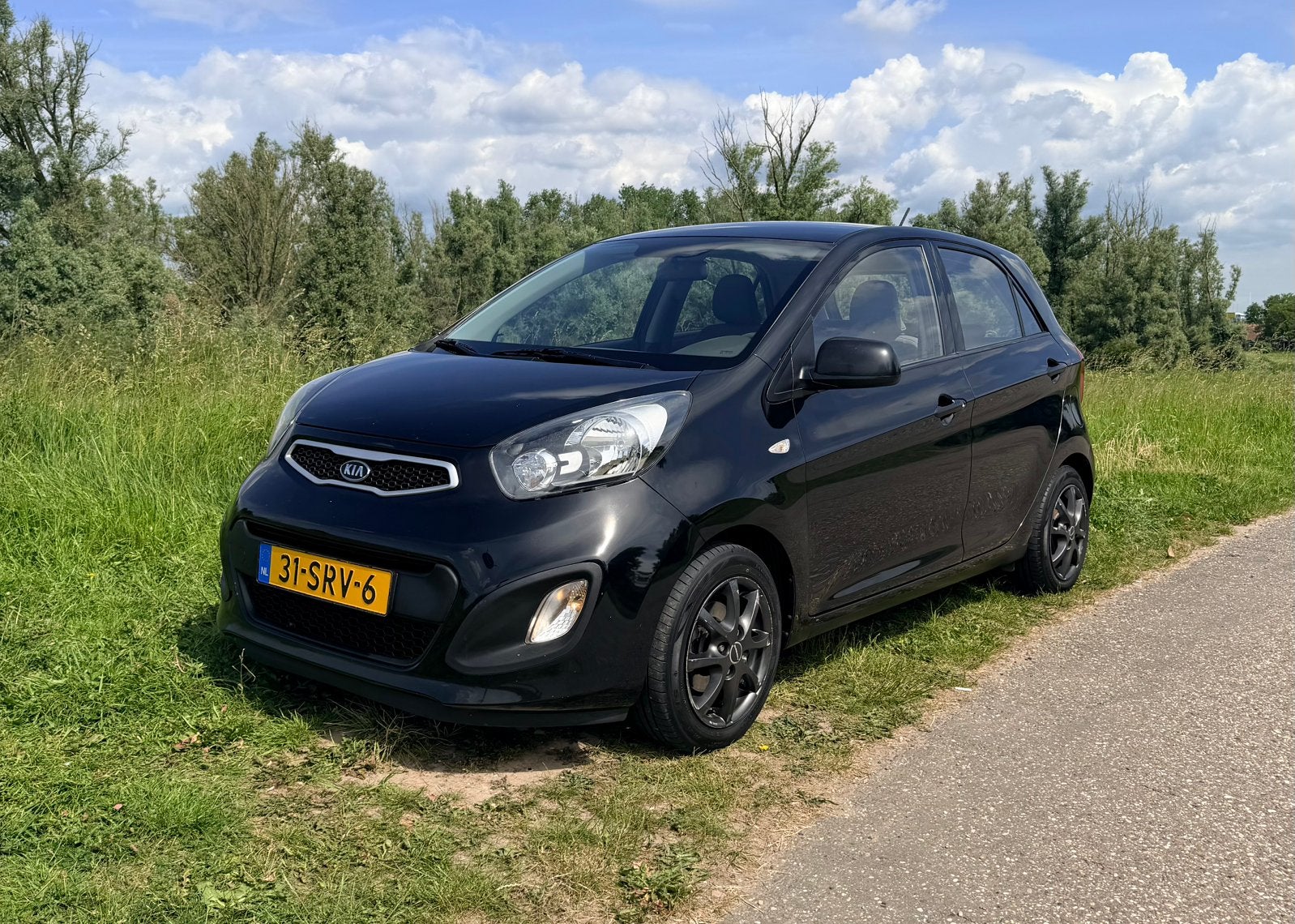 Kia Picanto 1.0 Cvvt 5-DRS 2011 AIRCO NWE APK 07-27 & BEURT, Auto's, Voorwielaandrijving, Stof, Elektrische ramen, 400 kg
