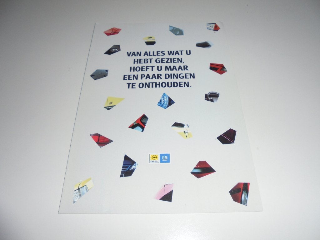brochure Opel aantrekkelijke modellen, Ophalen of Verzenden, Nieuw, Opel