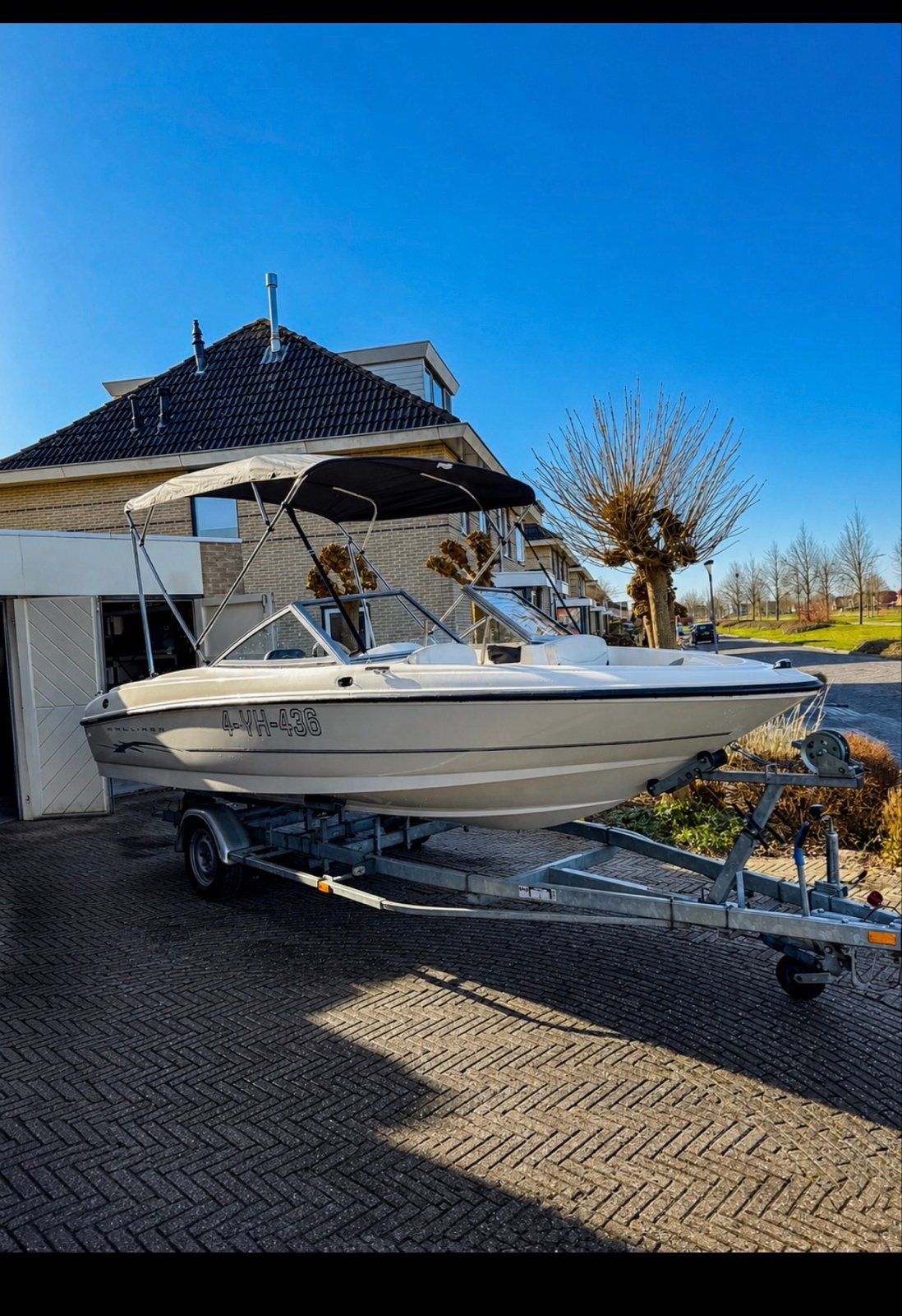 Bayliner 175 Bowrider 2005 inclusief trailer, Ophalen, Gebruikt, Binnenboordmotor, Tot 1.00 meter