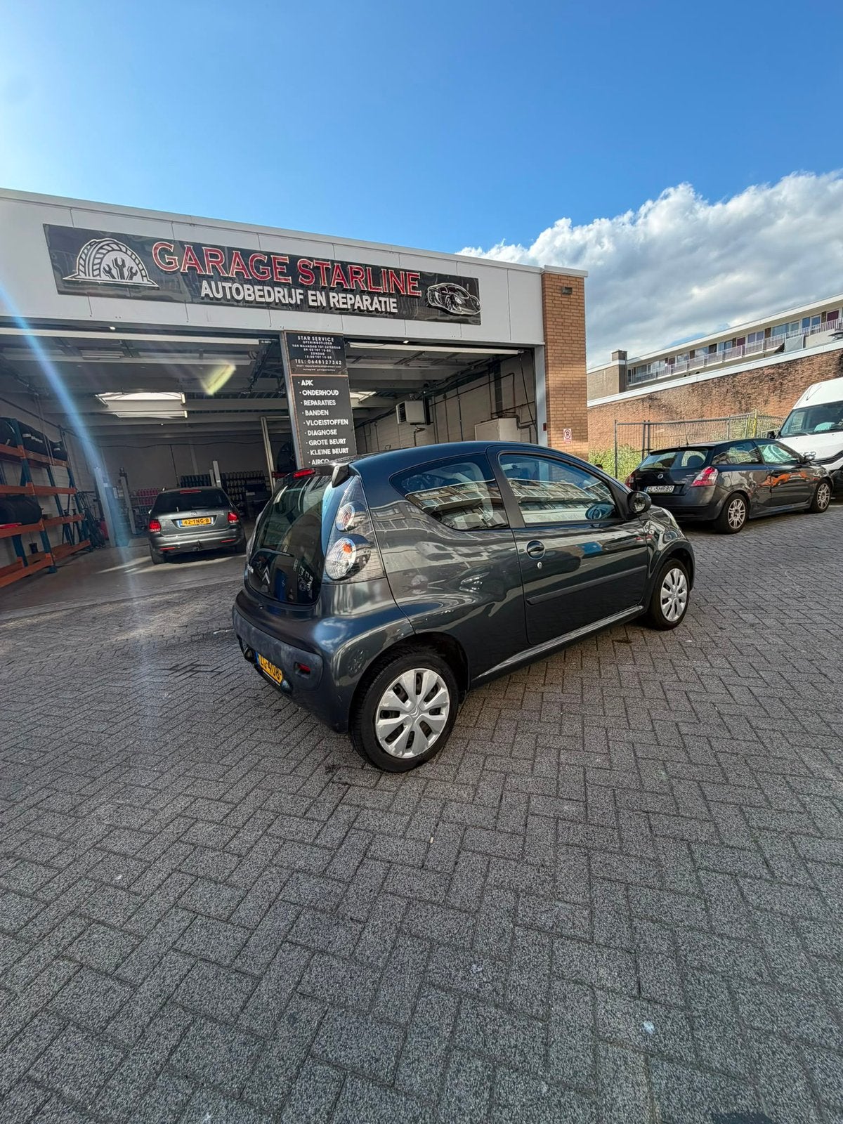 Citroën C1 1.0/12V Grijs Meeneemprijs!!!, Auto's, Voorwielaandrijving, Stof, 4 stoelen, C1