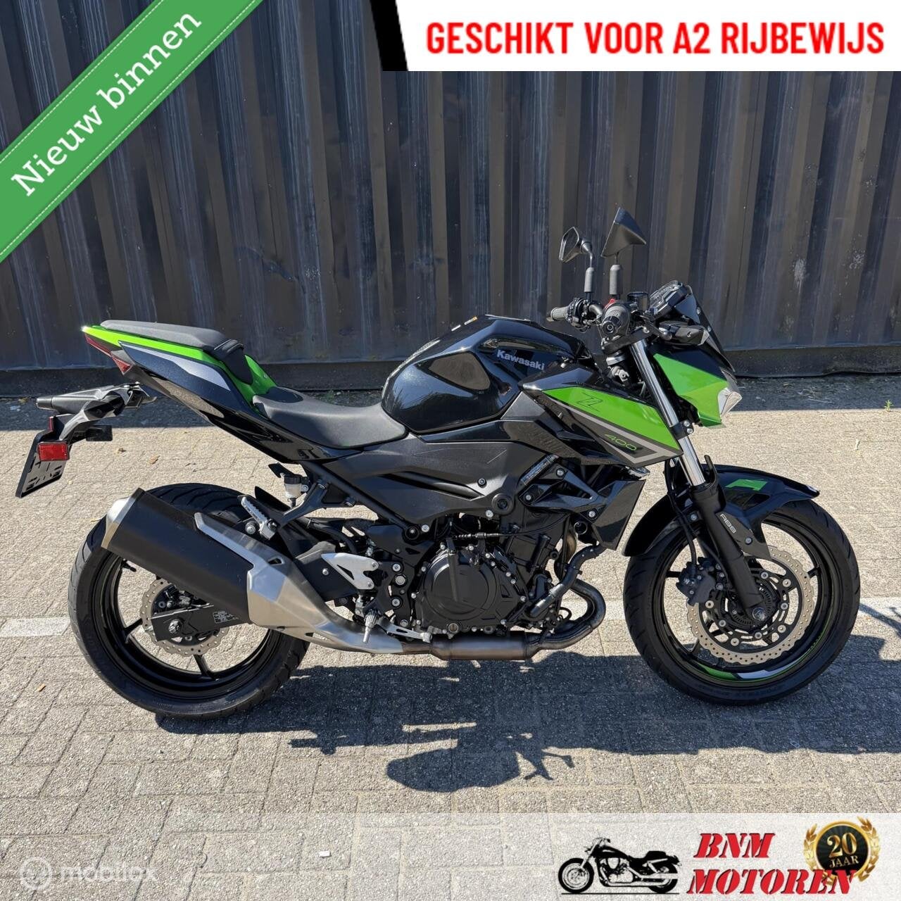 Kawasaki Z400, Bedrijf, 399 cc, Toermotor, 12 t/m 35 kW