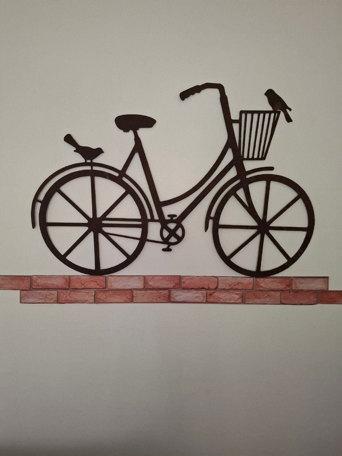 zeer leuke decoratieve fiets voor aan de muur, Ophalen, Zwart, Overige stijlen, Zo goed als nieuw