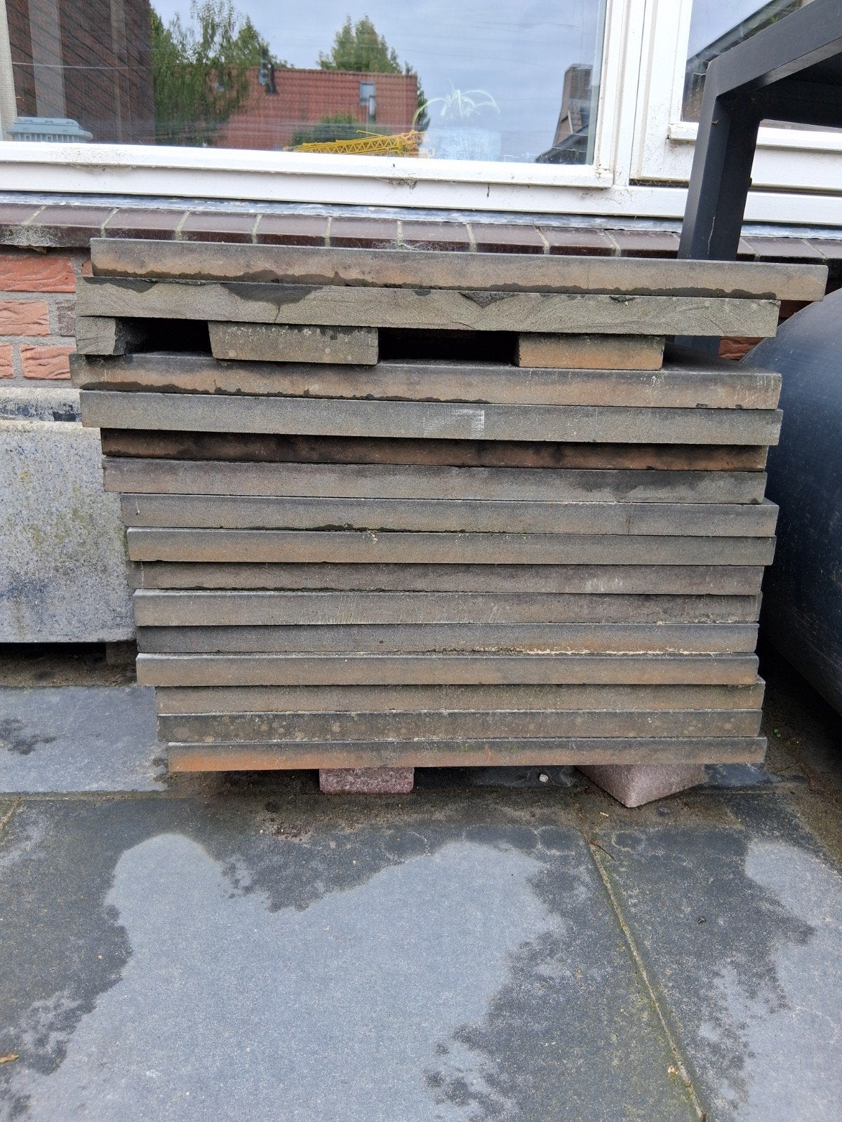 Buitentegels, Ophalen, Beton, Terrastegels
