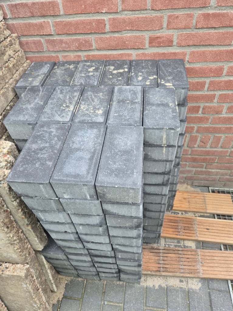 Klinkers (Nieuw) Antraciet 21x10,5x7 cm / 3,5 m2, Tuin en Terras, Ophalen, Klinkers, Nieuw, Minder dan 5 m²