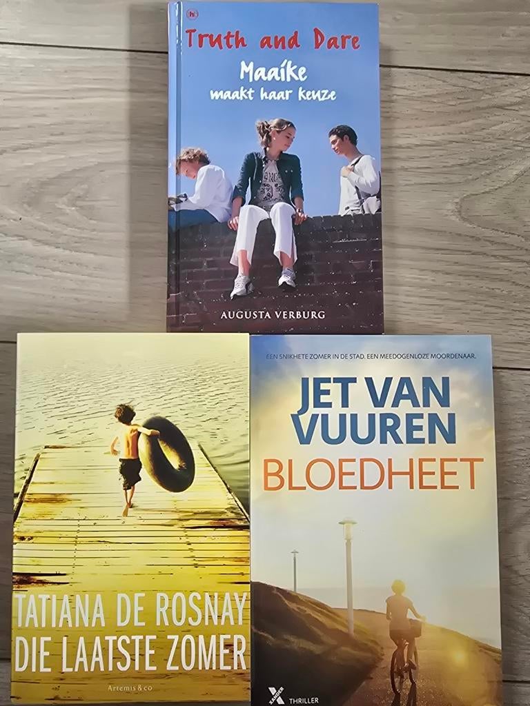 Diverse boeken: Jeugd, Roman, Thriller - 3 stuks, Boeken, Ophalen of Verzenden, Gelezen, Augusta Verburg, Tatiana de Rosnay, Jet van Vuuren