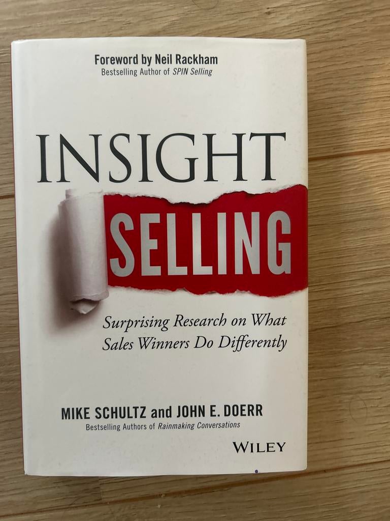 Insight Selling: Wat succesvolle verkopers anders doen, Ophalen of Verzenden, Gelezen, Economie en Marketing