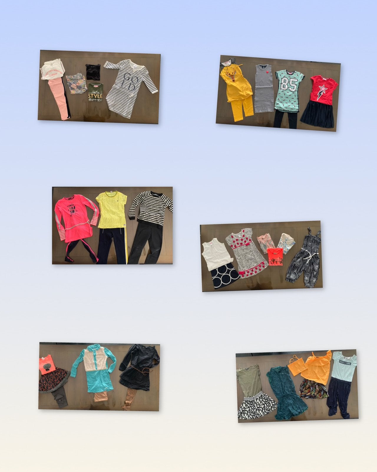 Kleding set meisje diverse merken, maat 140 / 152, Ophalen, Zo goed als nieuw