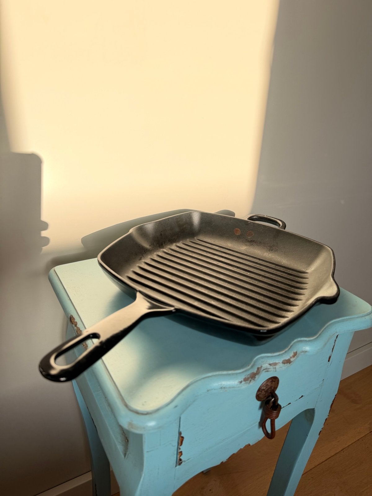 Gietijzeren grillpan Royal Kempen & Begeer (2x), Ophalen, Koekenpan, Gebruikt, Gietijzer