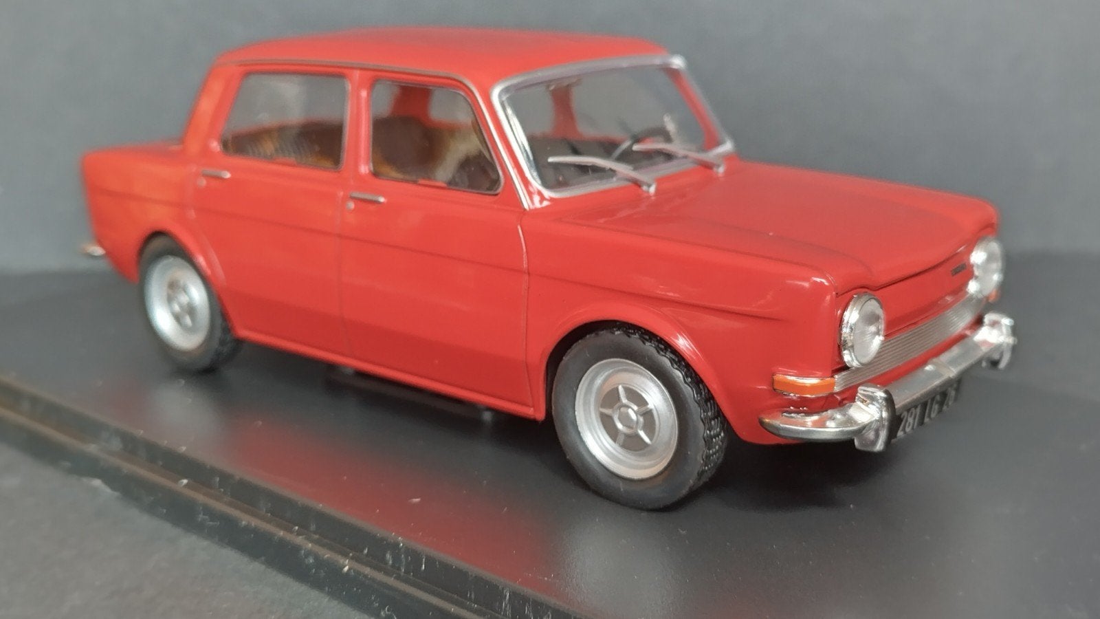 Simca 1000 1976 1:24 Altaya Ixo Pol, Overige merken, Auto, Verzenden, .