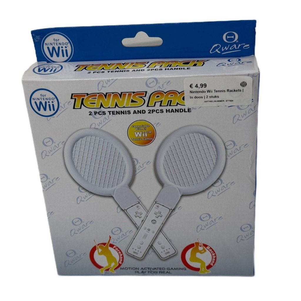 Nintendo Wii Tennis Rackets | In doos | 2 stuks, Dordrecht@usedproducts.nl, Toulonselaan 72, Ophalen of Verzenden, Zo goed als nieuw