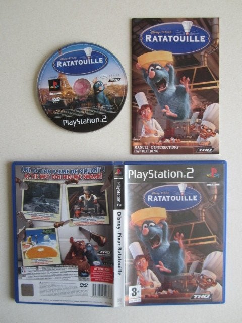 Ratatouille Disney PS2 Playstation 2 , 1 speler, Ophalen of Verzenden, Zo goed als nieuw, Vanaf 3 jaar
