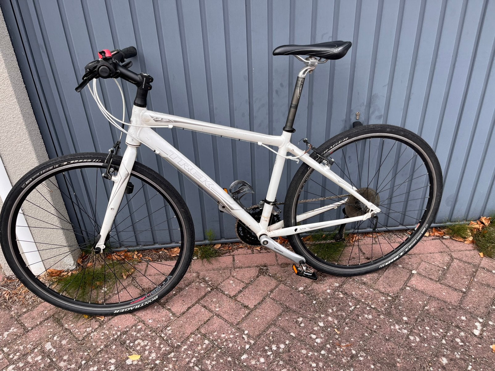Trek 7.3 hybride fiets, Fietsen en Brommers, 28 inch, Gebruikt, Velgrem, Meer dan 20 versnellingen