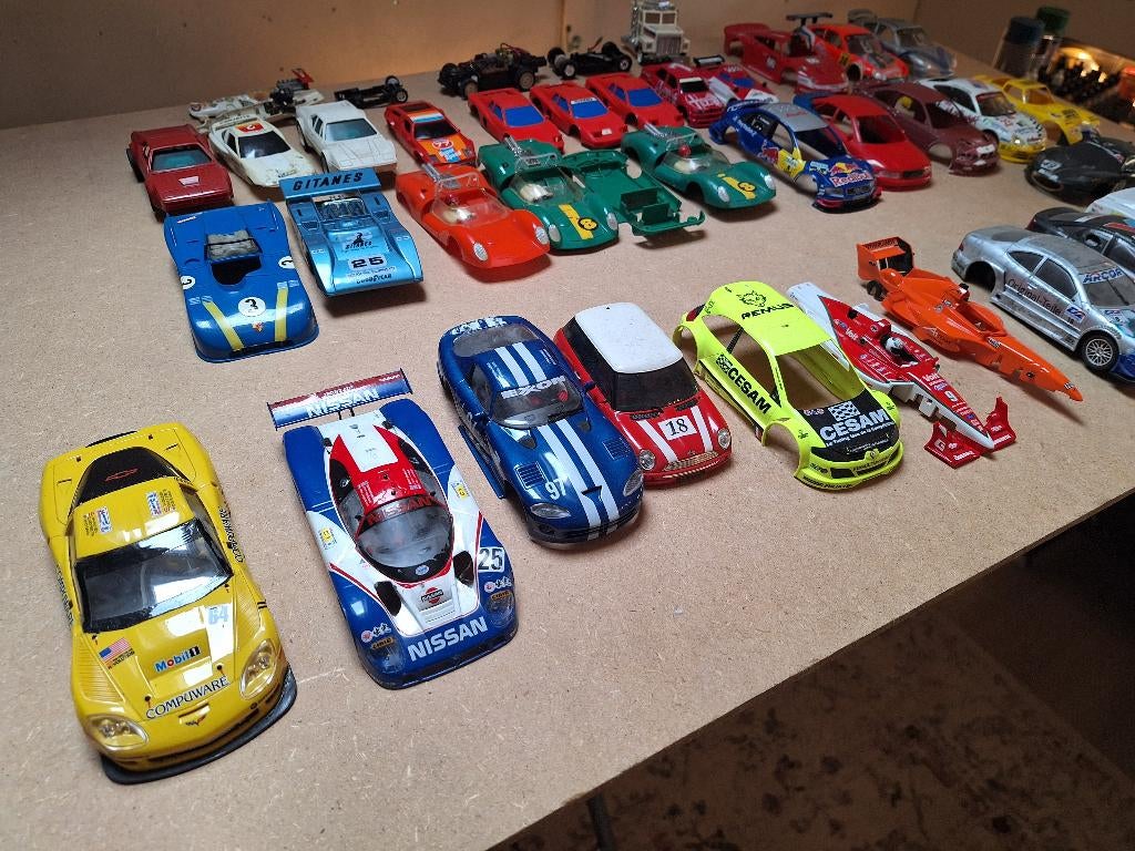 Div Body's Kappen slotcars 1/32 1/43, Kinderen en Baby's, Speelgoed | Racebanen, Overige merken, Gebruikt, Onderdelen, Zelf te bouwen