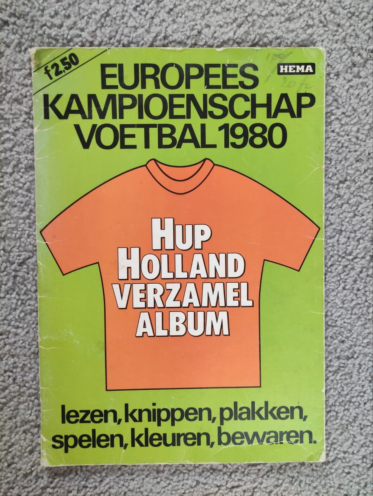 HEMA voetbalplaatjes album EK1980 compleet, Ophalen of Verzenden, Zo goed als nieuw, Poster, Plaatje of Sticker
