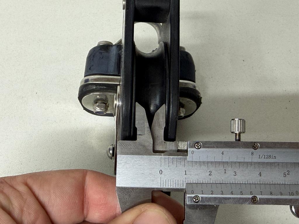 Easyblock vioolblok gelagerd + klem 60 mm tot 12 mm lijn, Ophalen of Verzenden, Gebruikt, Lijn of Blok