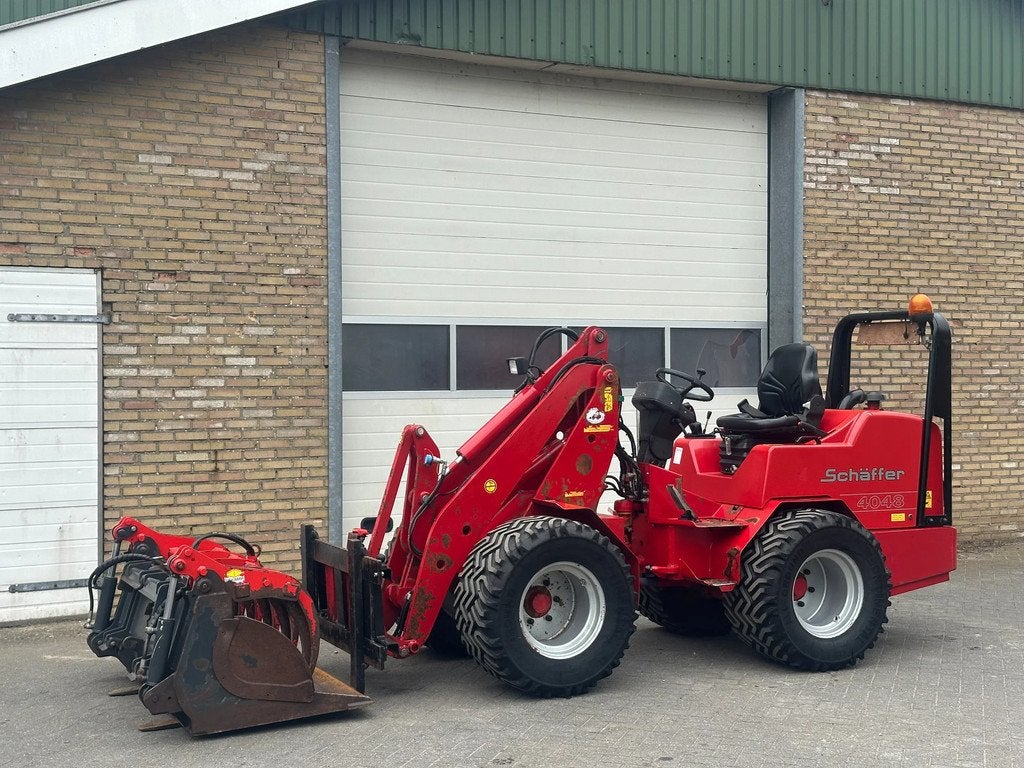 Schäffer 4048 (bj 2007), Wiellader of Shovel