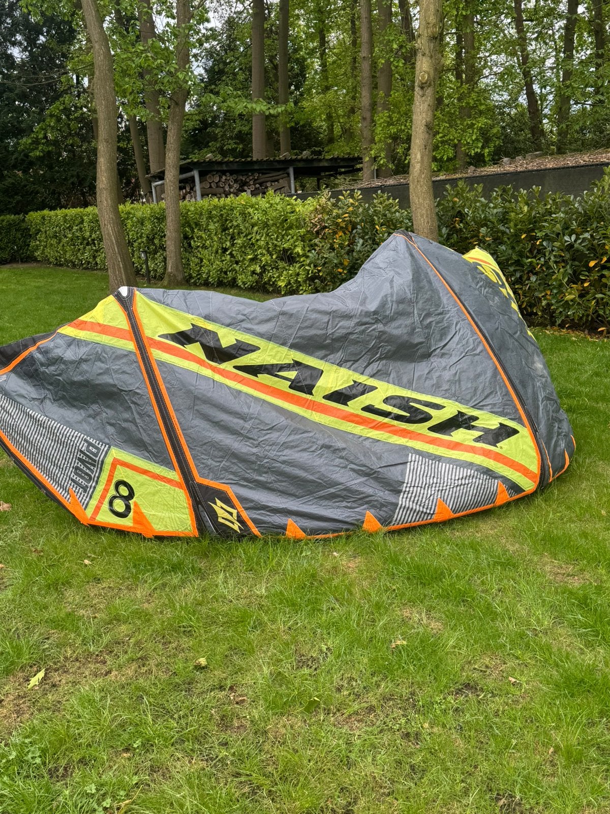 Naish Pivot 8m 2018, Gebruikt, 8 m², Geen board, Ophalen of Verzenden