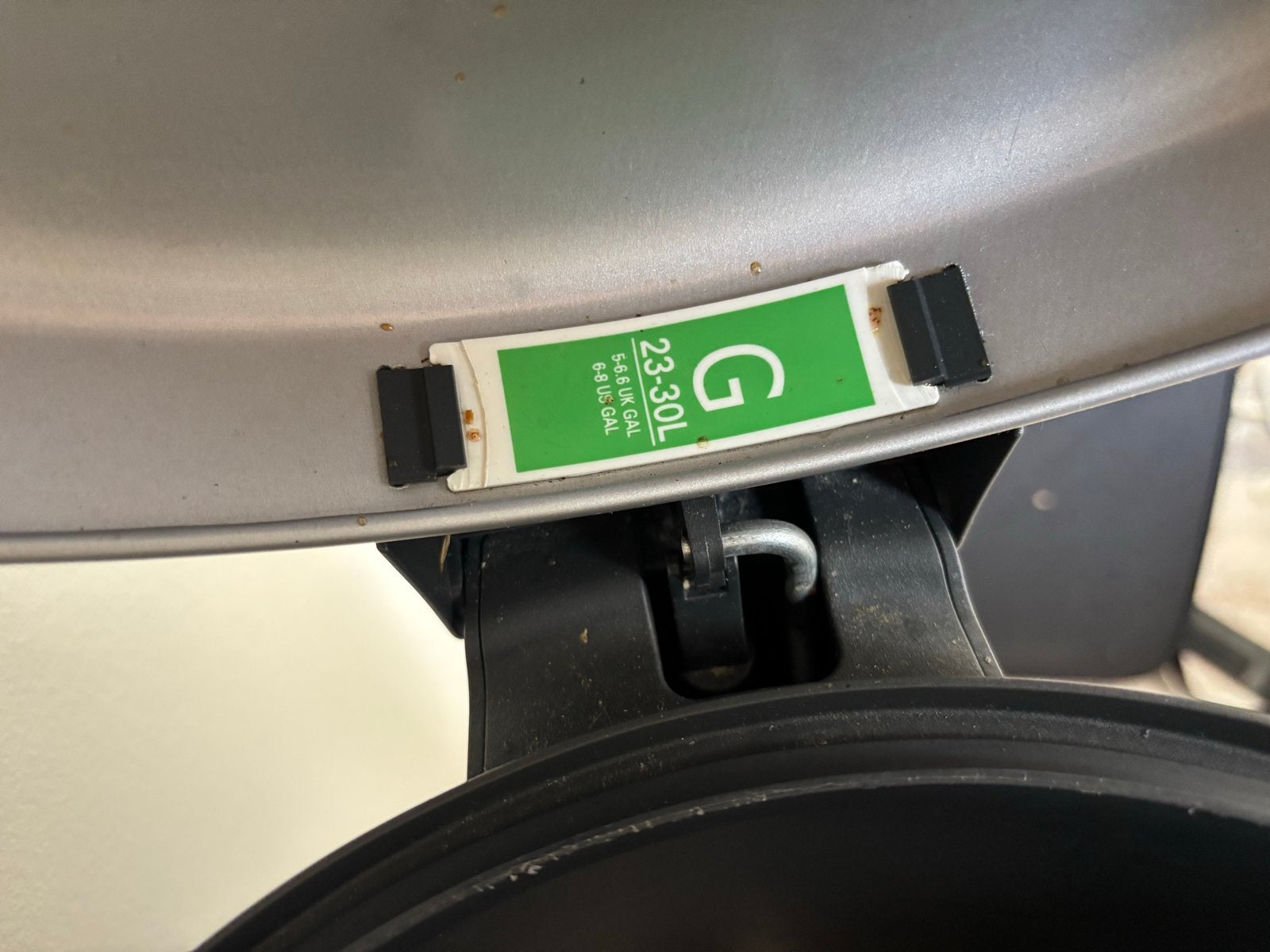 Brabantia Pedaalemmer 23-30L - Zilver, Ophalen, Gebruikt, Met pedaal, 20 tot 30 liter