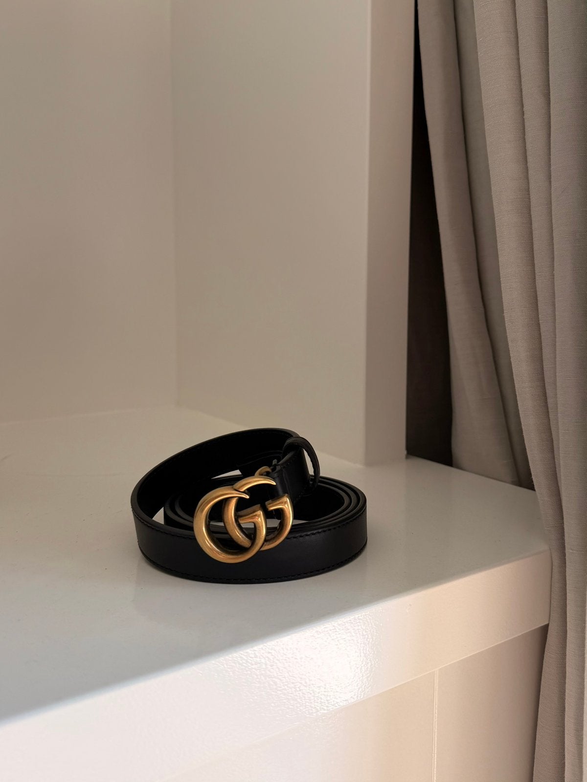 Gucci belt, Kleding | Dames, Riemen en Ceinturen, Ophalen, Zwart, 90 tot 100 cm, Tailleriem