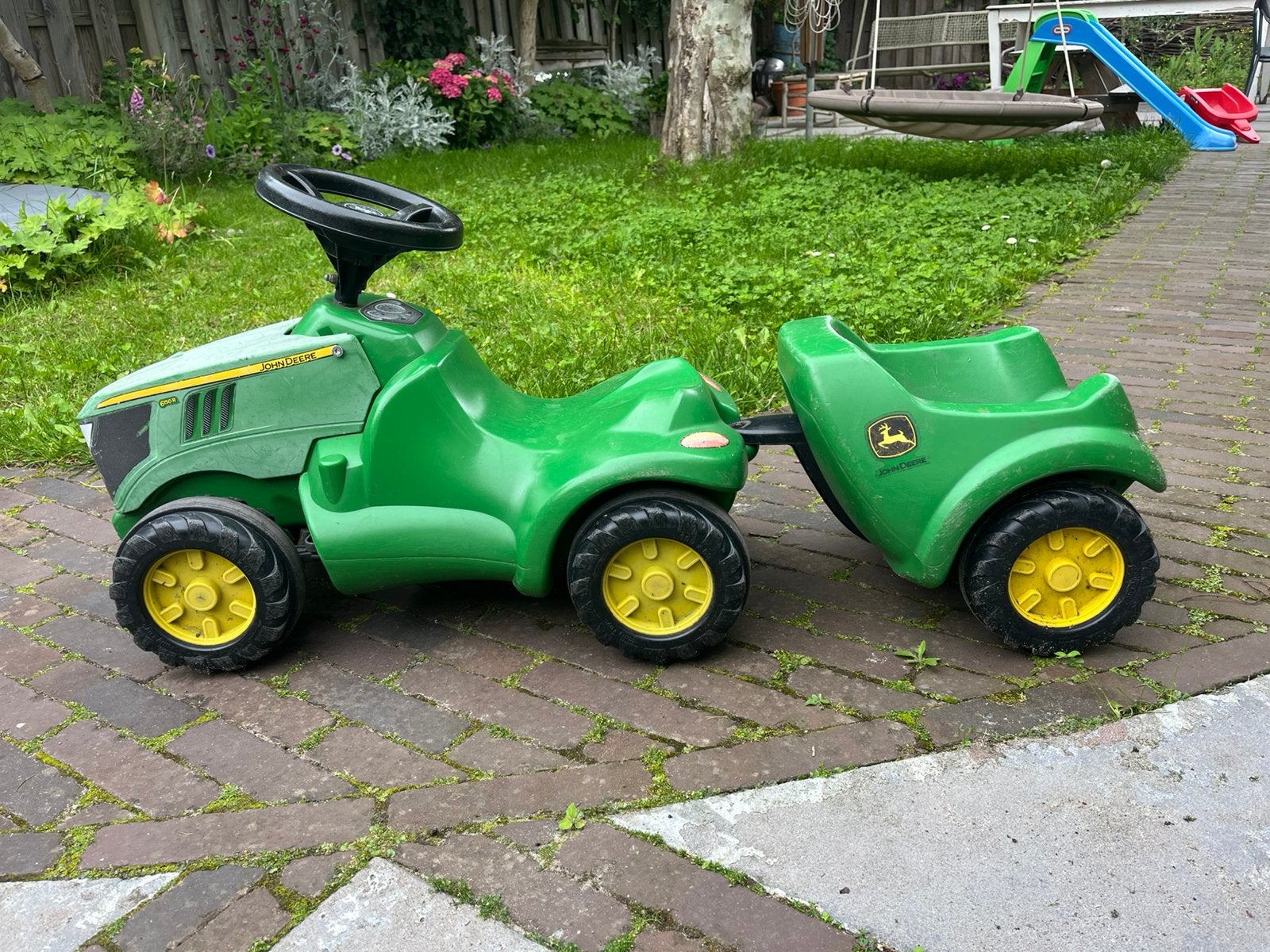 Looptrekker John Deere, Ophalen, Gebruikt