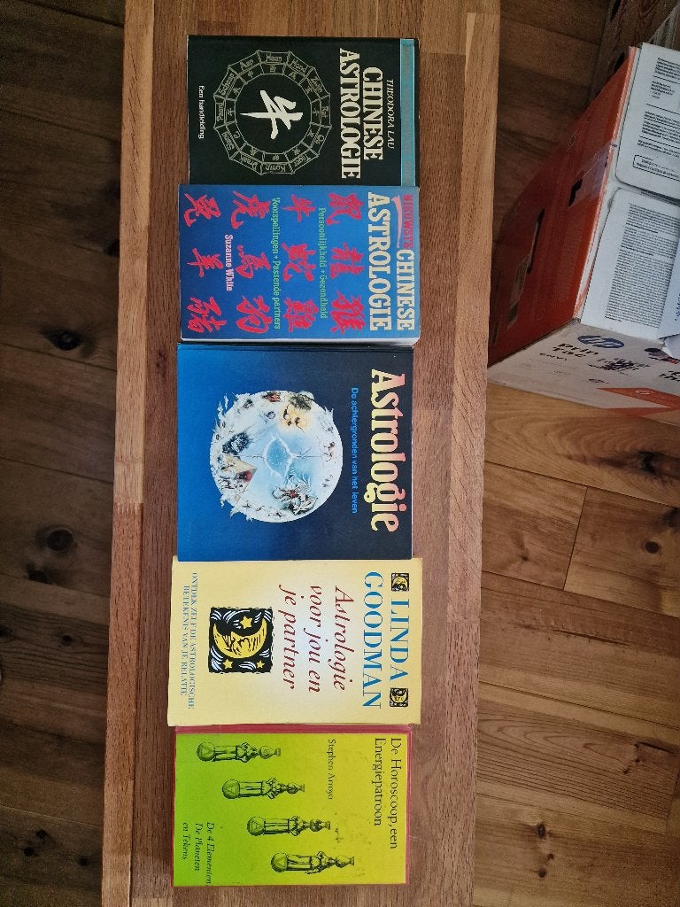 Boeken over Astrologie - Chinese en Westerse Astrologie, Boeken, Gelezen, Achtergrond en Informatie, Astrologie, Diverse auteurs