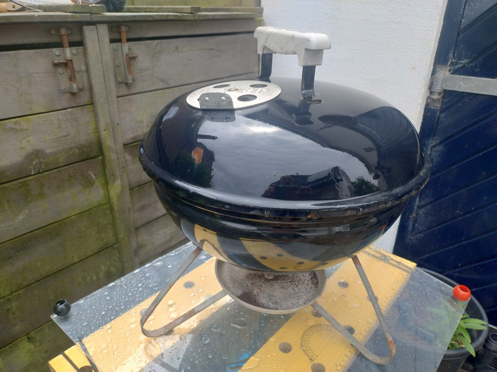 Weber Smokey Joe, Ophalen, Gebruikt