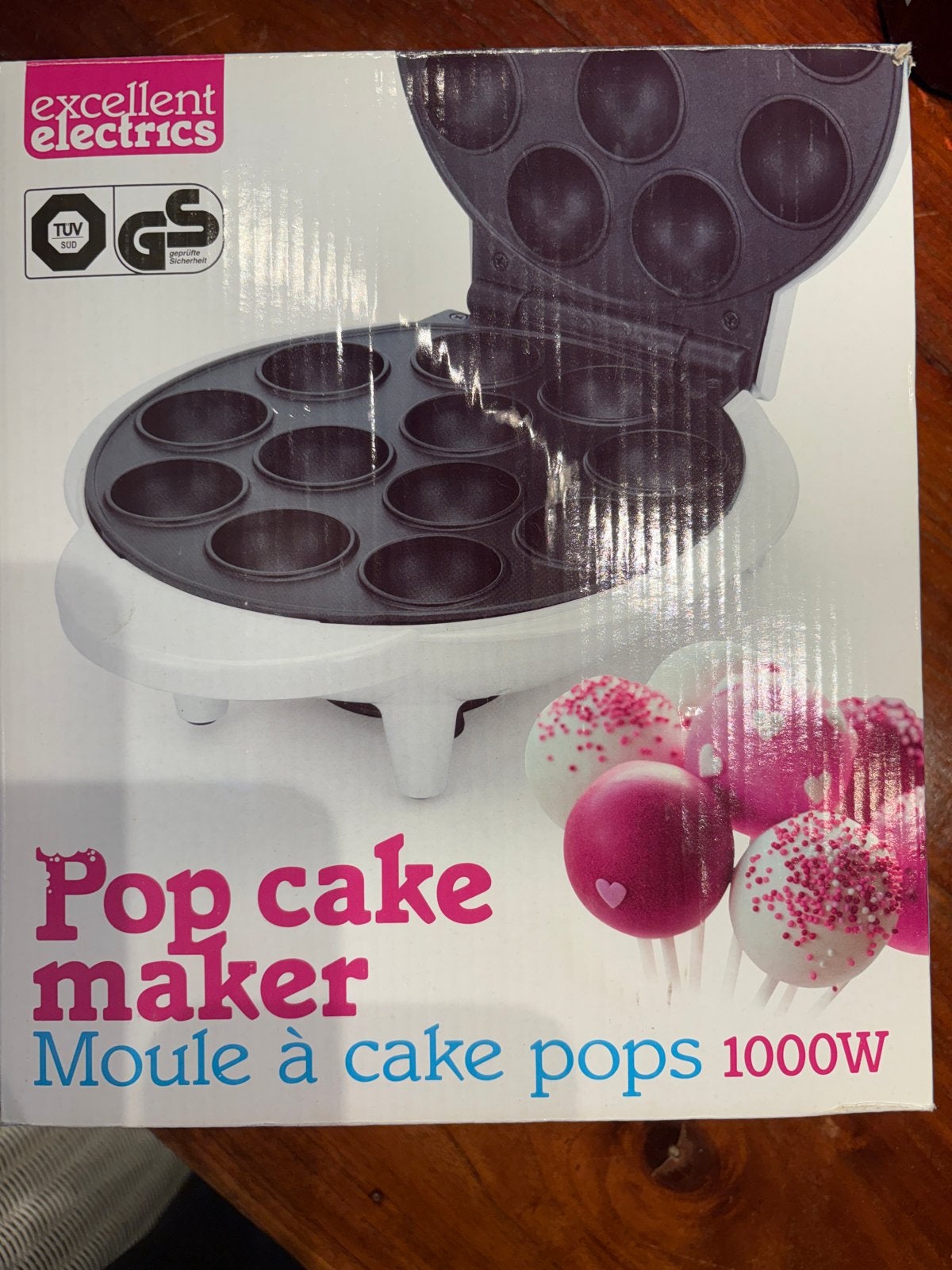 Excellent Electrics Popcake Maker 1000W - Nieuw in doos, Ophalen of Verzenden, Zo goed als nieuw