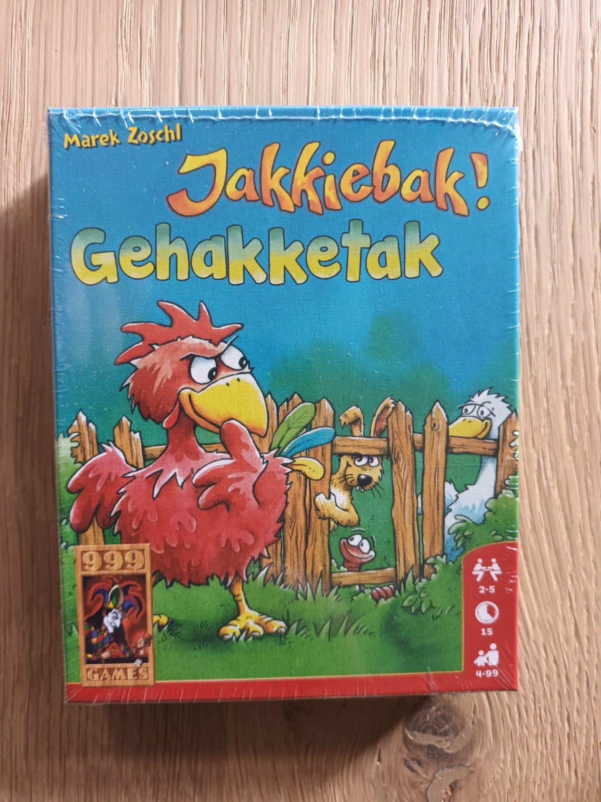 Jakkiebak! Gehakketak kaartspel spel spelletje nieuwe nieuw, Hobby en Vrije tijd, Een of twee spelers, Ophalen of Verzenden, Nieuw