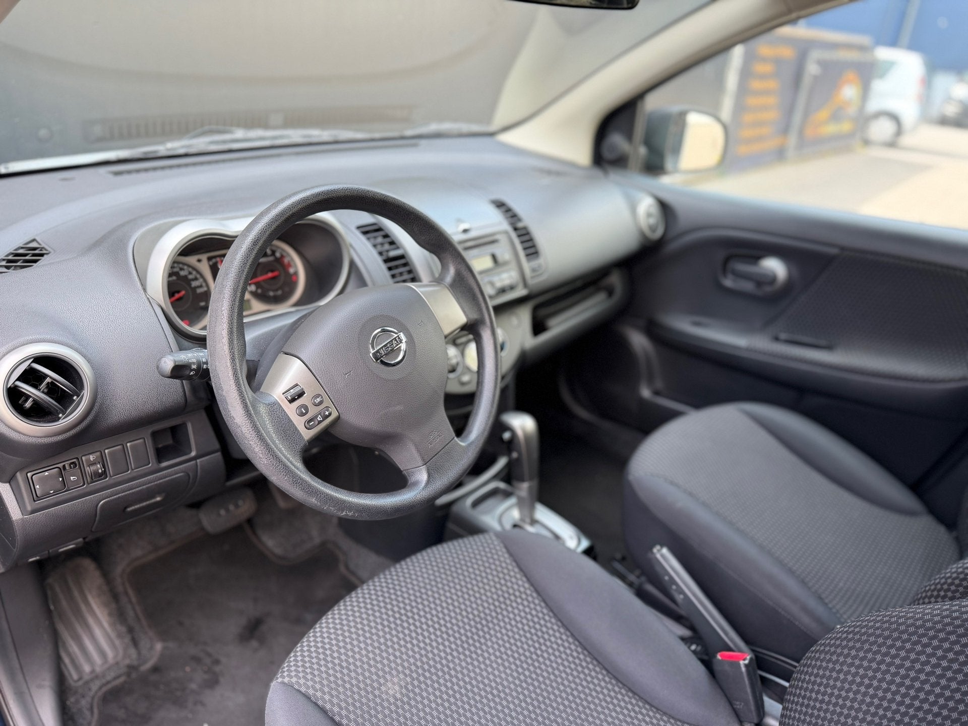 Nissan Note 1.6 Acenta Automaat, Stof, Gebruikt, 4 cilinders, Blauw
