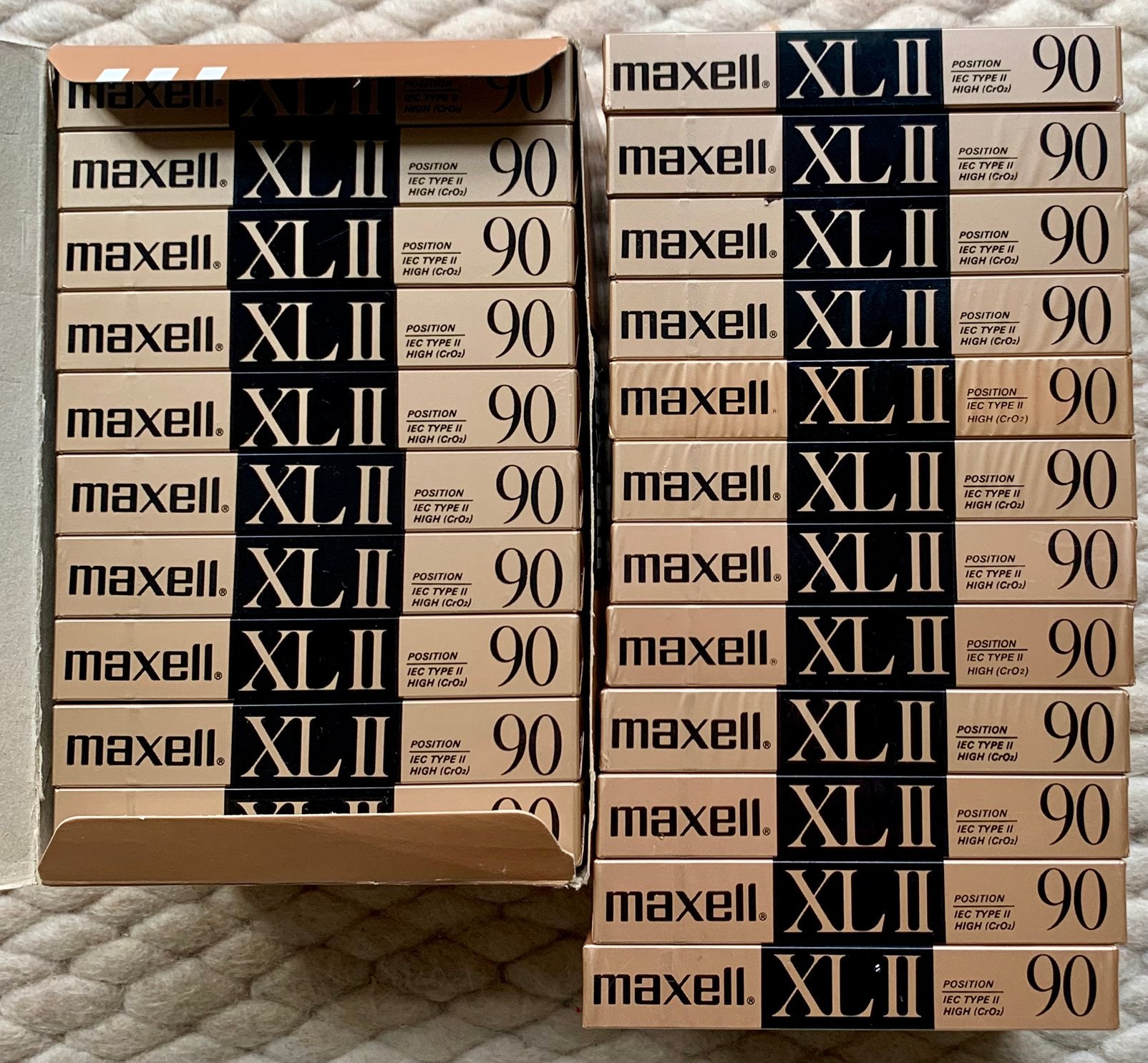 NOS Maxell XLII-90 1988 cassettebandjes XLII90 XLII C90 OVP, Cd's en Dvd's, Cassettebandjes, Ophalen of Verzenden, Maxell, Nieuw in verpakking