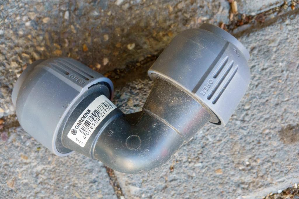 Gardena L-stuk 25mm voor tuinslang, Tuin en Terras, Tuinslangen, Ophalen, Nieuw, Tuinslangkoppeling