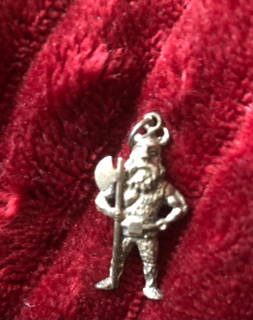 Viking Bedel met Bijl - Gedetailleerd Design, Ophalen of Verzenden, Gebruikt, Overige materialen, Overige merken