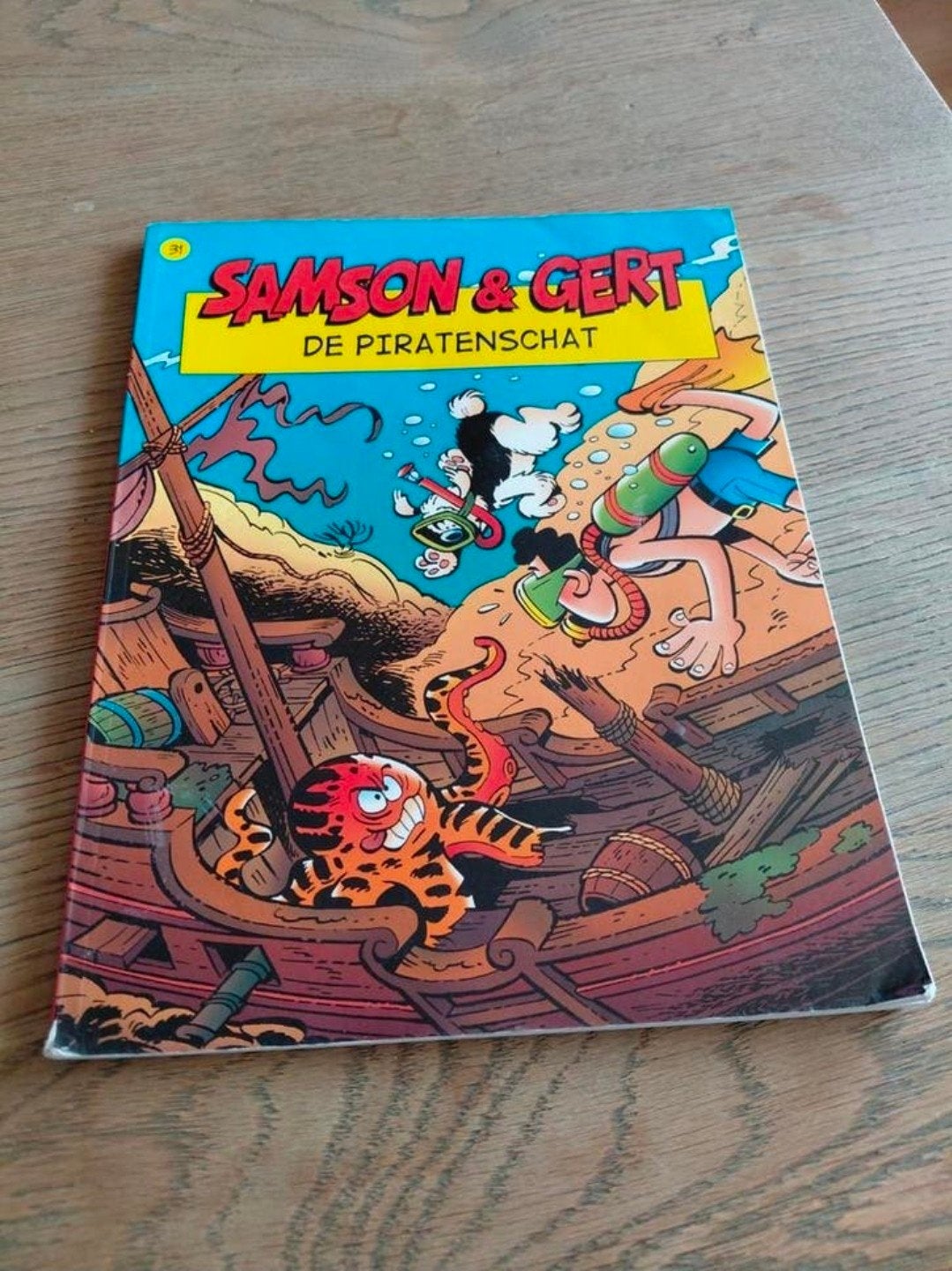 Samson en Gert - De piratenschat stripboek, Boeken, Eén stripboek, Ophalen of Verzenden, Gelezen