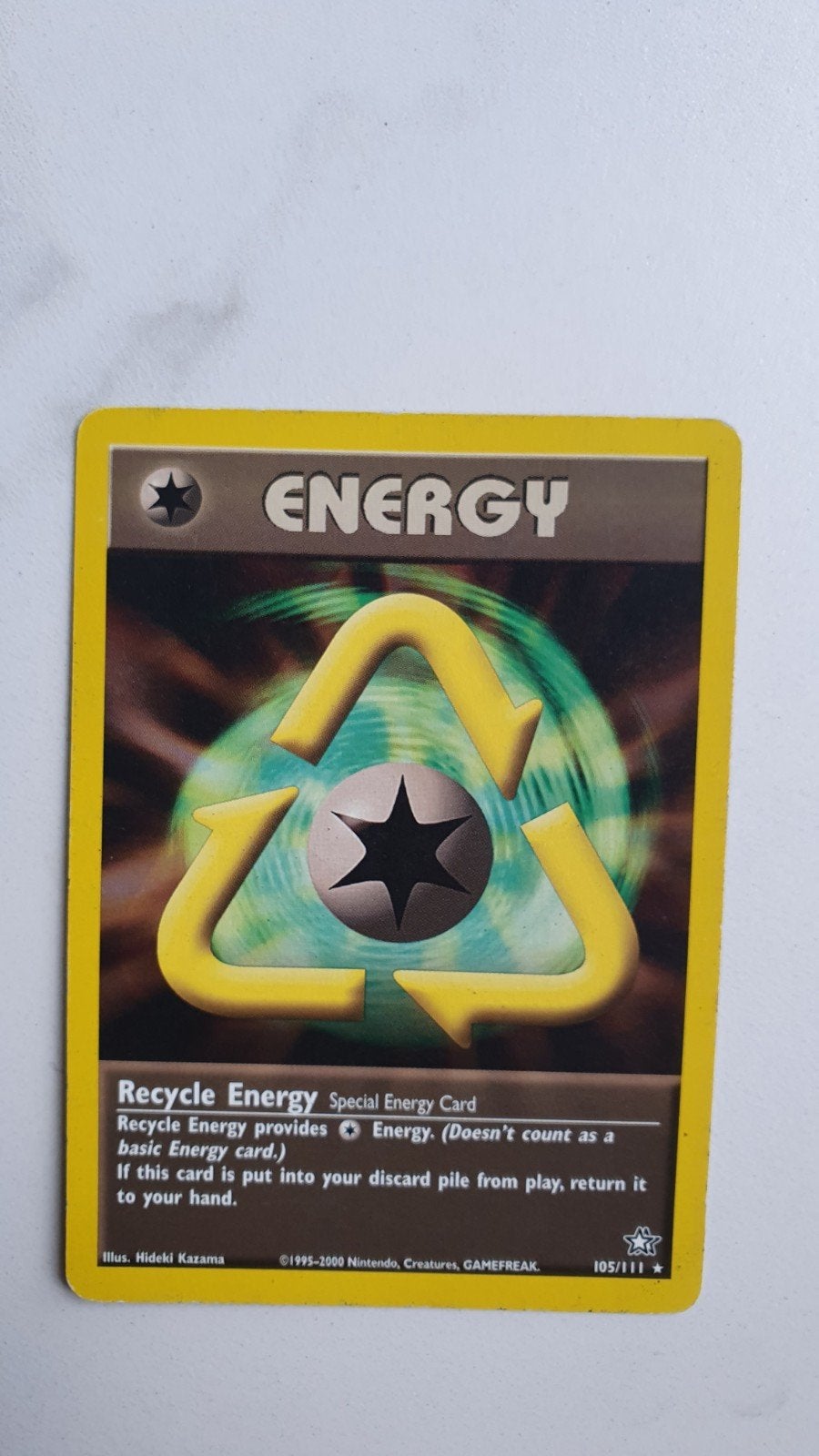 Pokemon energy Recycle 105/111, Ophalen of Verzenden, Gebruikt