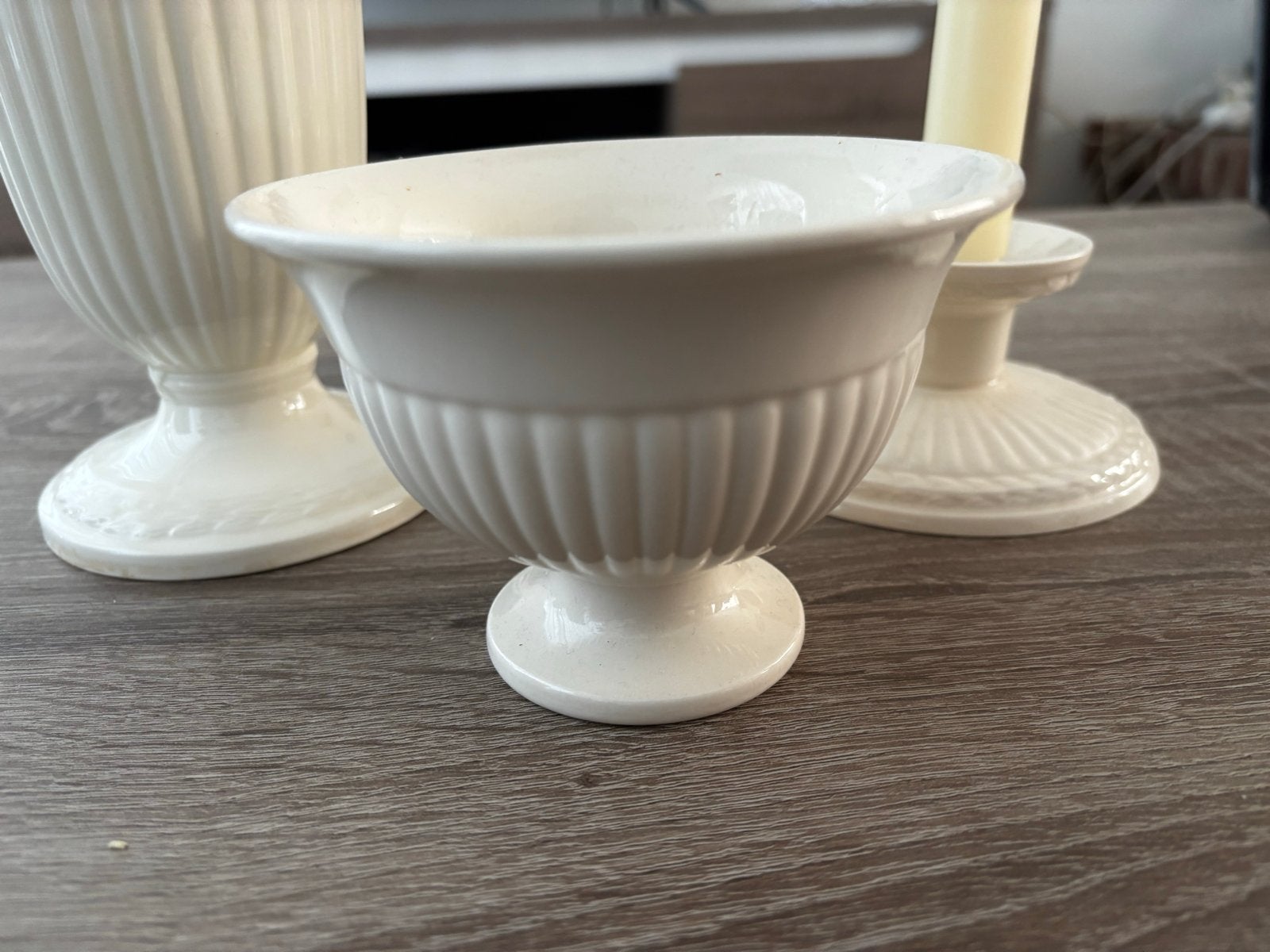 Wedgwood Etruria Barlaston Set - Vaas, Kom, Kandelaar, Asbak, Ophalen of Verzenden