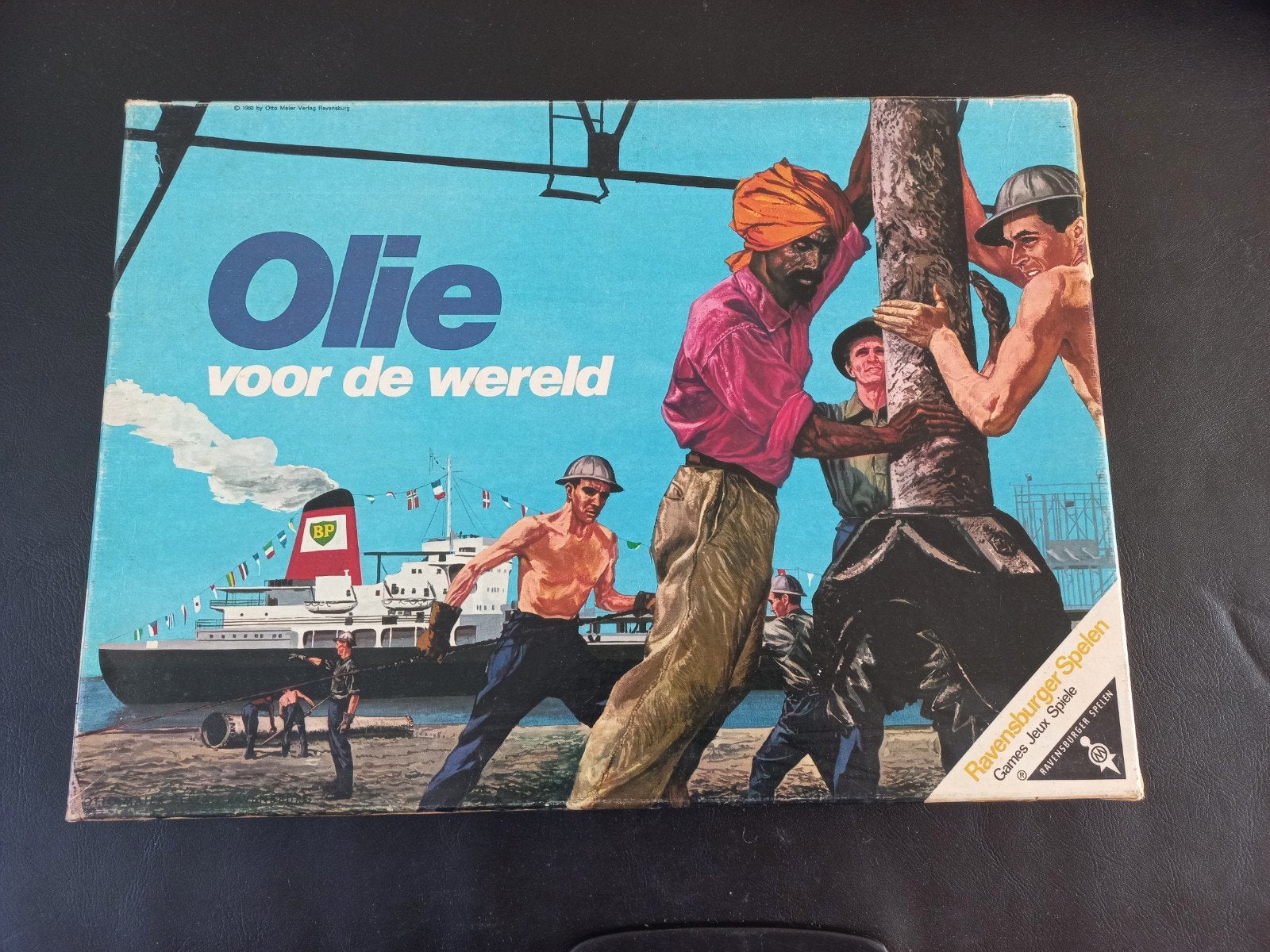 te koop vintage spel: olie voor de wereld, Hobby en Vrije tijd, Ophalen of Verzenden, Gebruikt