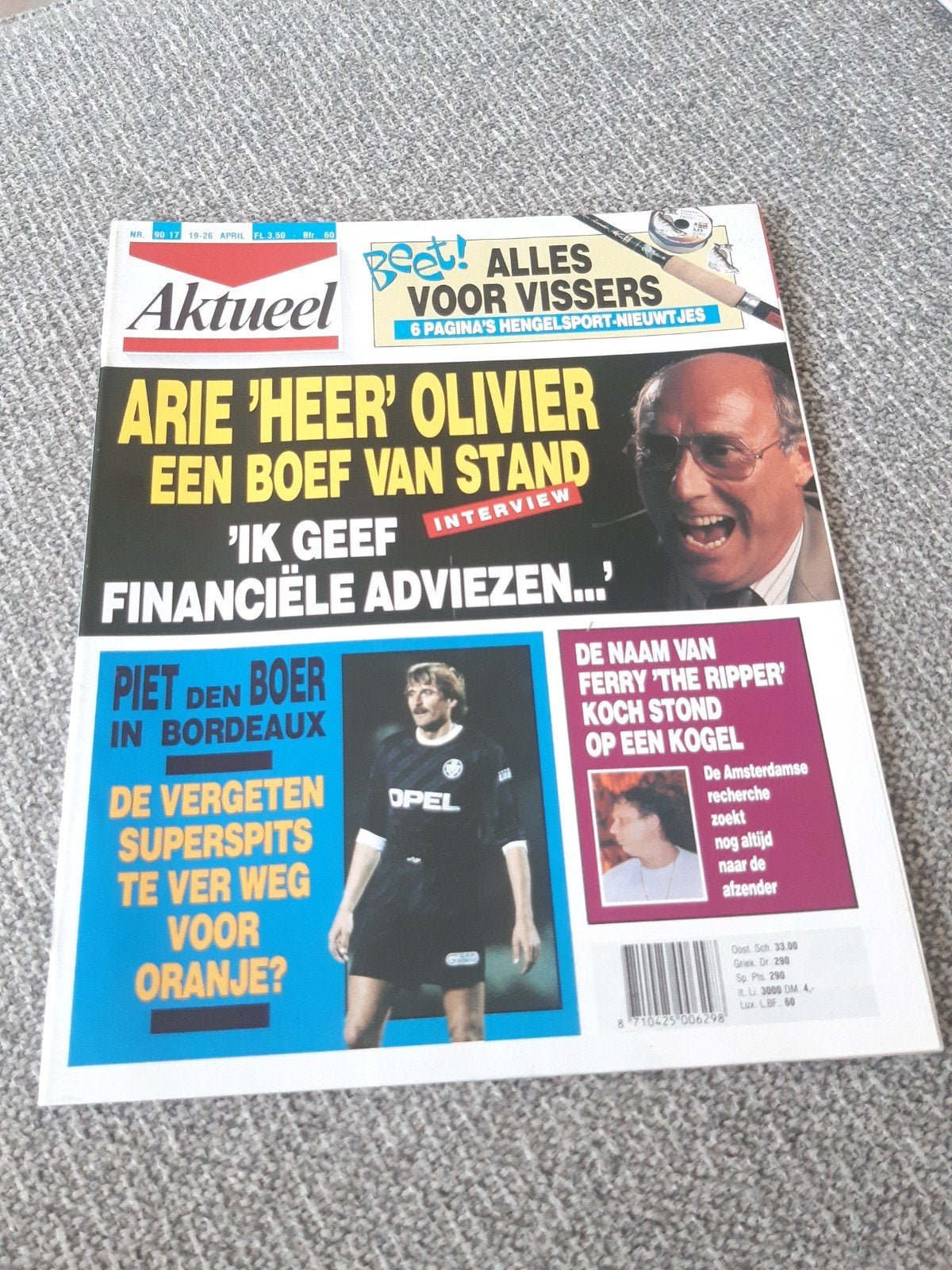 17.Aktueel 1990. Arie heer Olivier. Piet den Boer. Ferry Koc, Verzamelen, Ophalen of Verzenden, 1980 tot heden, Tijdschrift