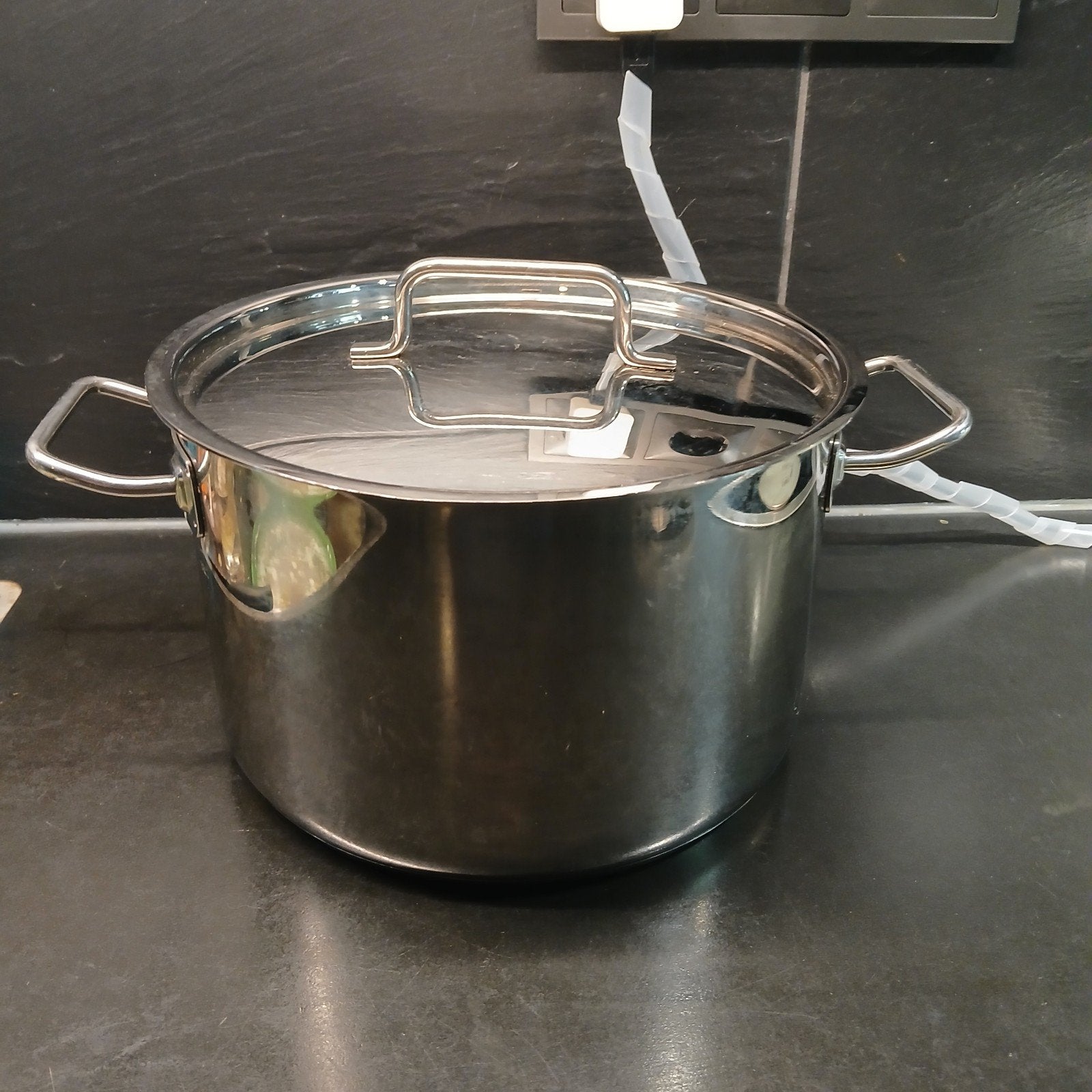 Soeppan Zgan 24cm doorsnee, Kookpan of Snelkookpan, Ophalen of Verzenden, Zo goed als nieuw, Rvs