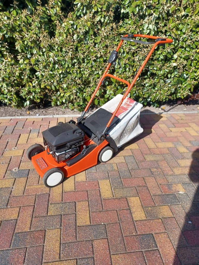 # SABO grasmaaier met opvangbak #, Tuin en Terras, Grasmaaiers, Cirkelmaaier, Ophalen, Gebruikt