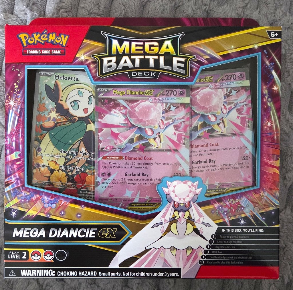 Pokémon Mega evolutions - Mega Battle Deck - Mega Diancie ex, Ophalen, Nieuw, Overige typen, Foil
