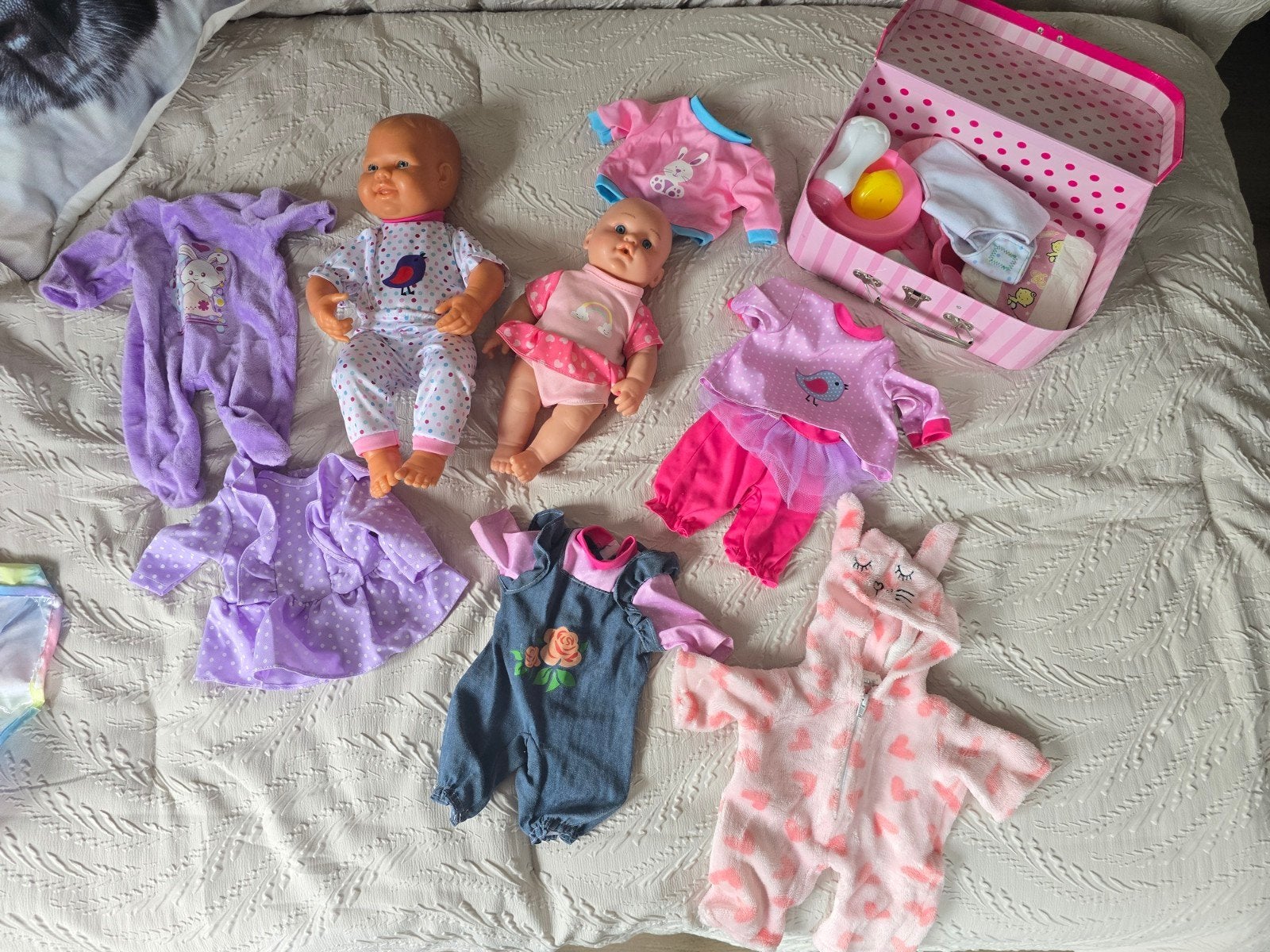 poppen inclusief poppen kleertjes, Kinderen en Baby's, Ophalen, Zo goed als nieuw, Babypop