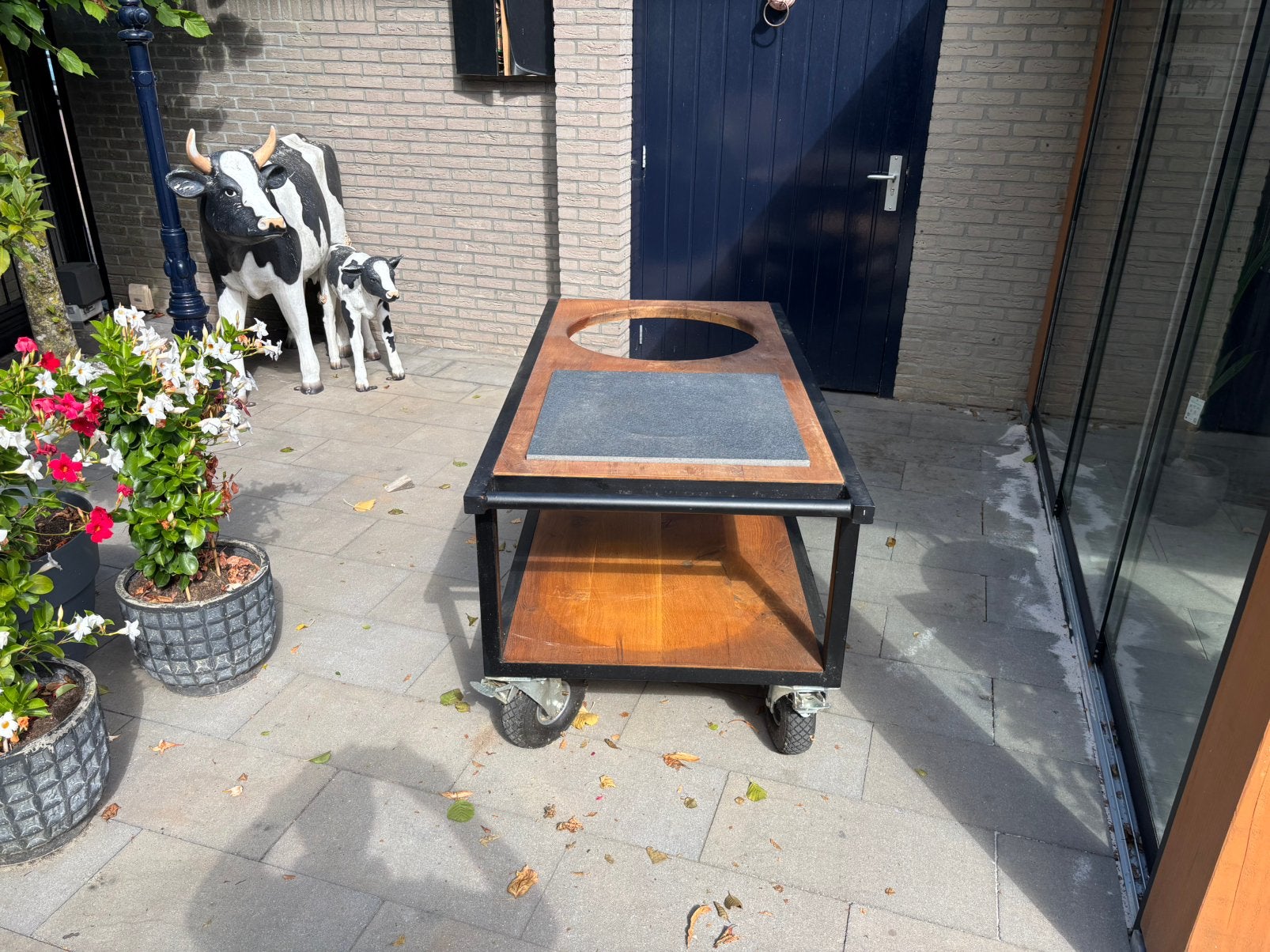 Luxe stevig bbq meubel, Ophalen of Verzenden, Gebruikt