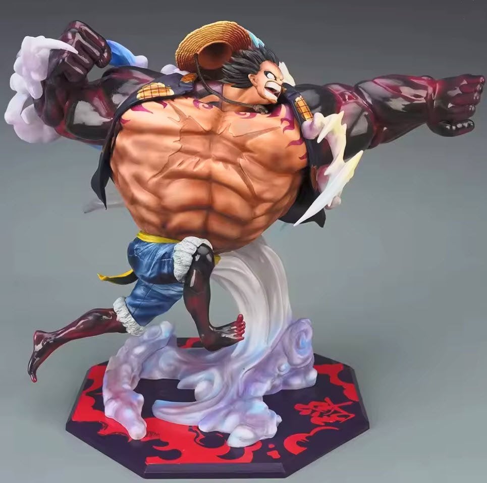 One Piece Luffy Gear Four Megahouse POP Style Figure, Ophalen of Verzenden, Gebruikt
