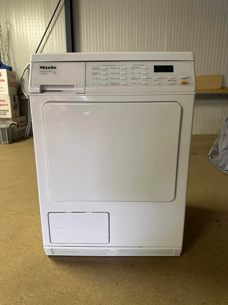 Miele SoftCare System T 8633 C Condensdroger, Ophalen, 6 tot 8 kg, Gebruikt, Voorlader
