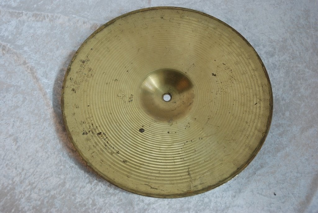 Meinl Meteor brass top hihat bekken 746gr 14 inch  <25251463, Muziek en Instrumenten, Gebruikt, ., Drums of Percussie, Ophalen of Verzenden