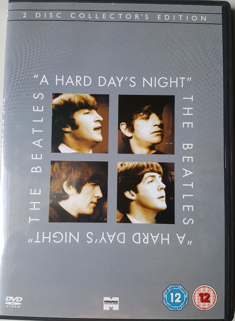 Beatles - Hard Days Night, Cd's en Dvd's, Alle leeftijden, Ophalen of Verzenden, Zo goed als nieuw, Komedie