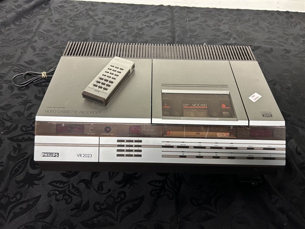 A7454. Phklips VR 2023 video cassette recorder, Ophalen of Verzenden, Gebruikt