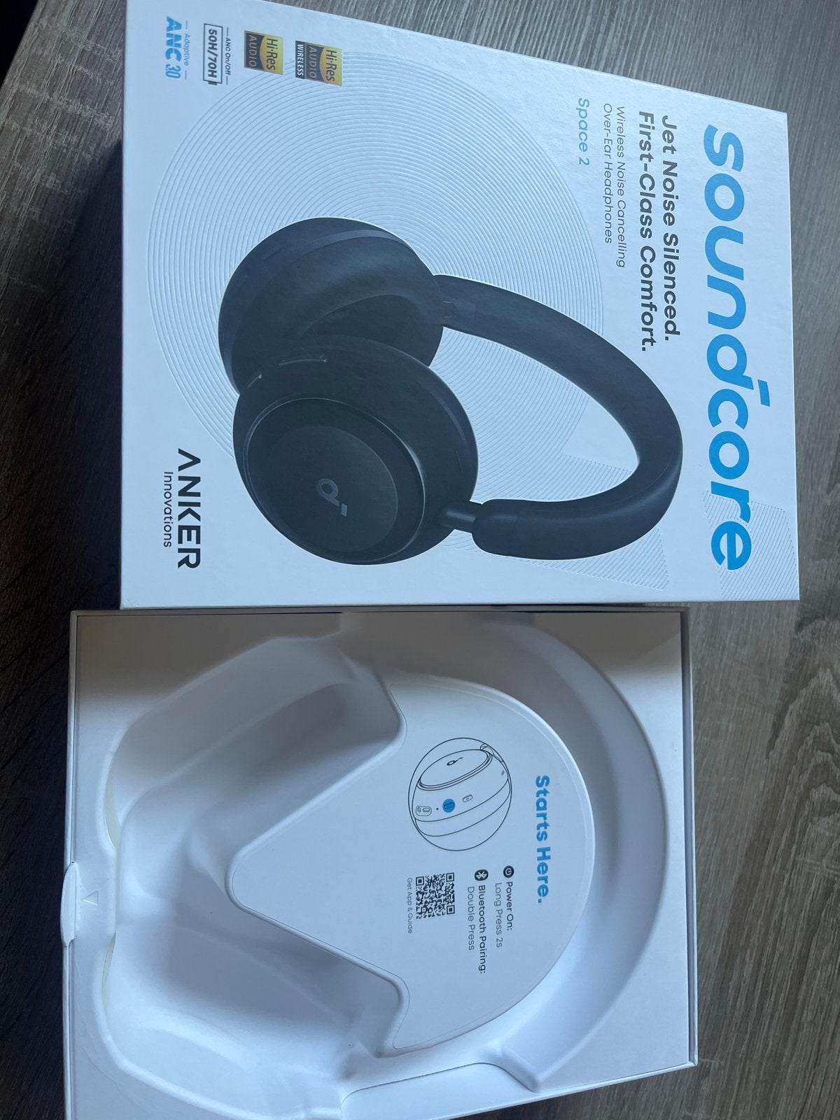 Soundcore Space Q20i by Anker koptelefoon met ANC (Box Only)