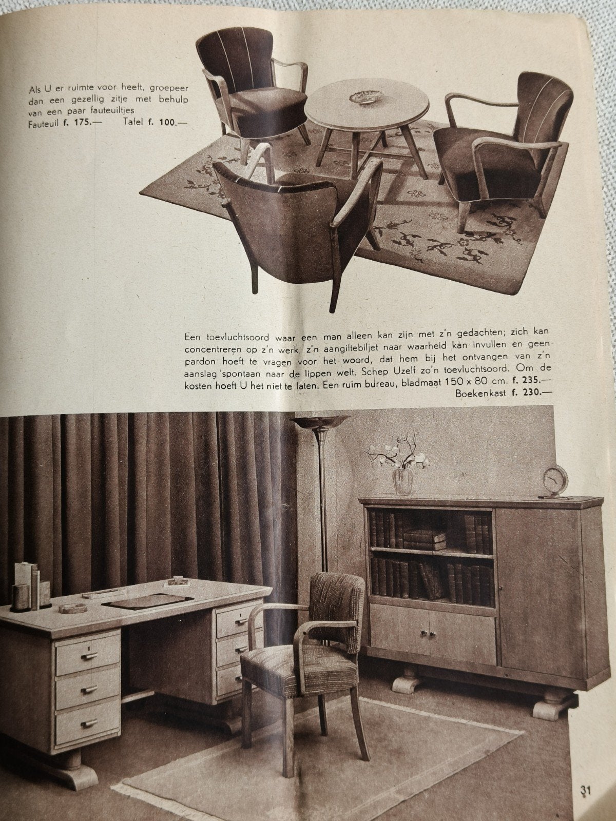 1949, CATALOGUS TER MEULEN, DEN HAAG, MEUBELS, Verzenden, Gelezen